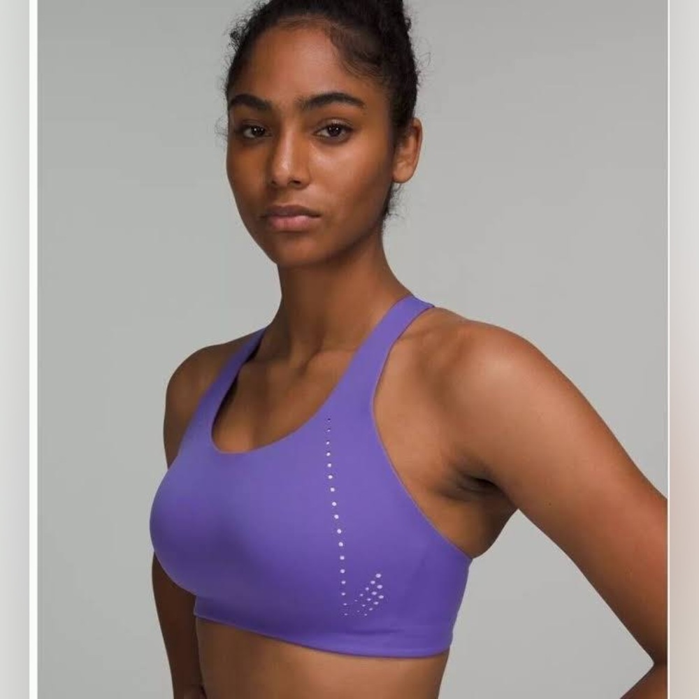 Lululemon AirSupport Bra High Support Charged Indigo/Lavender Fog Size 36DD